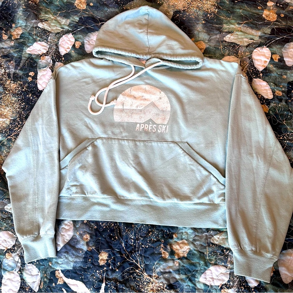 3 Listings 15$! Light Blue Cropped Hoodie